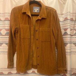 LL Bean women’s small rust corduroy jacket